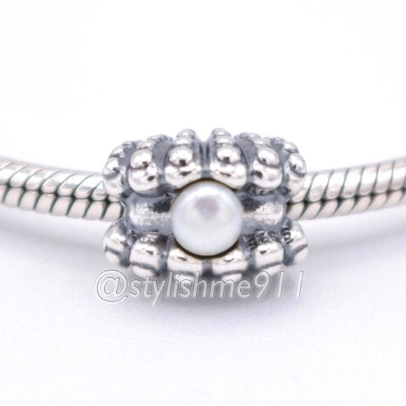 Authentic PANDORA One of a Kind Shell Charm - 791134P - Picture 2 of 12
